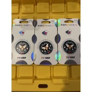 PopSockets PopGrip Phone Grip & Stand with Swappable Top - Bee Boho Lot Of 3